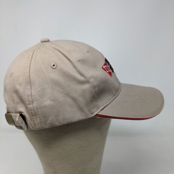 Tractor Supply Co Men's Slideback Hat Tan Adjustable Embroidered Logo - Picture 6 of 11